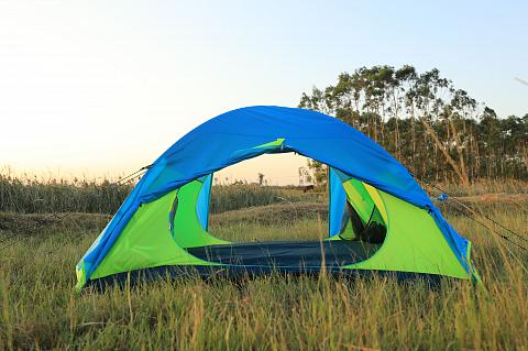 Фото палатка kyoda c022  размер 210 х (40+140+40) х110 см, 2 места